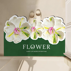 modern-suede-bathroom-mat-white-flower